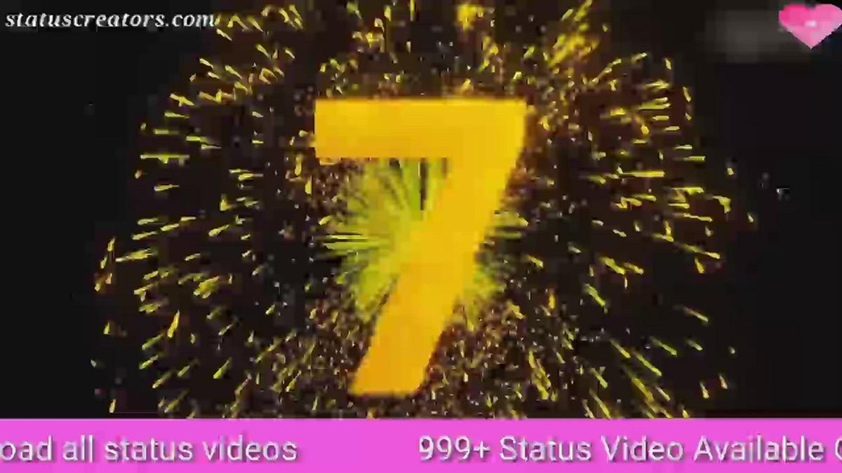 'Video thumbnail for Happy New Year countdown and firecrackers'